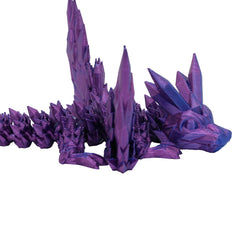 3D Printed Baby Crystalwing Dragon | Multi-Colour Articulated Fidget Toy