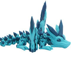 3D Printed Baby Crystalwing Dragon | Multi-Colour Articulated Fidget Toy