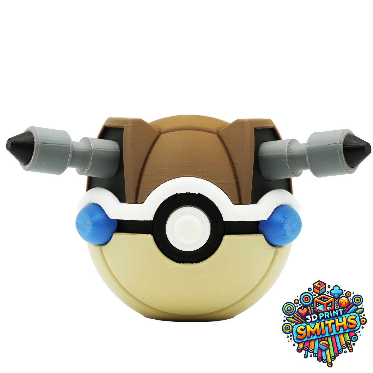 Blastoise Character Ball 3D Printed Collectable