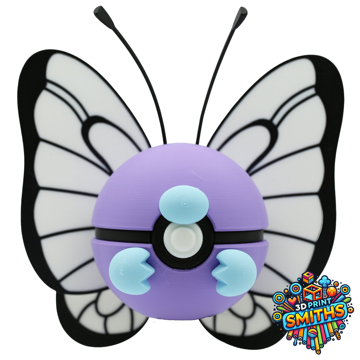 Butterfree Character Ball 3D Printed Collectable