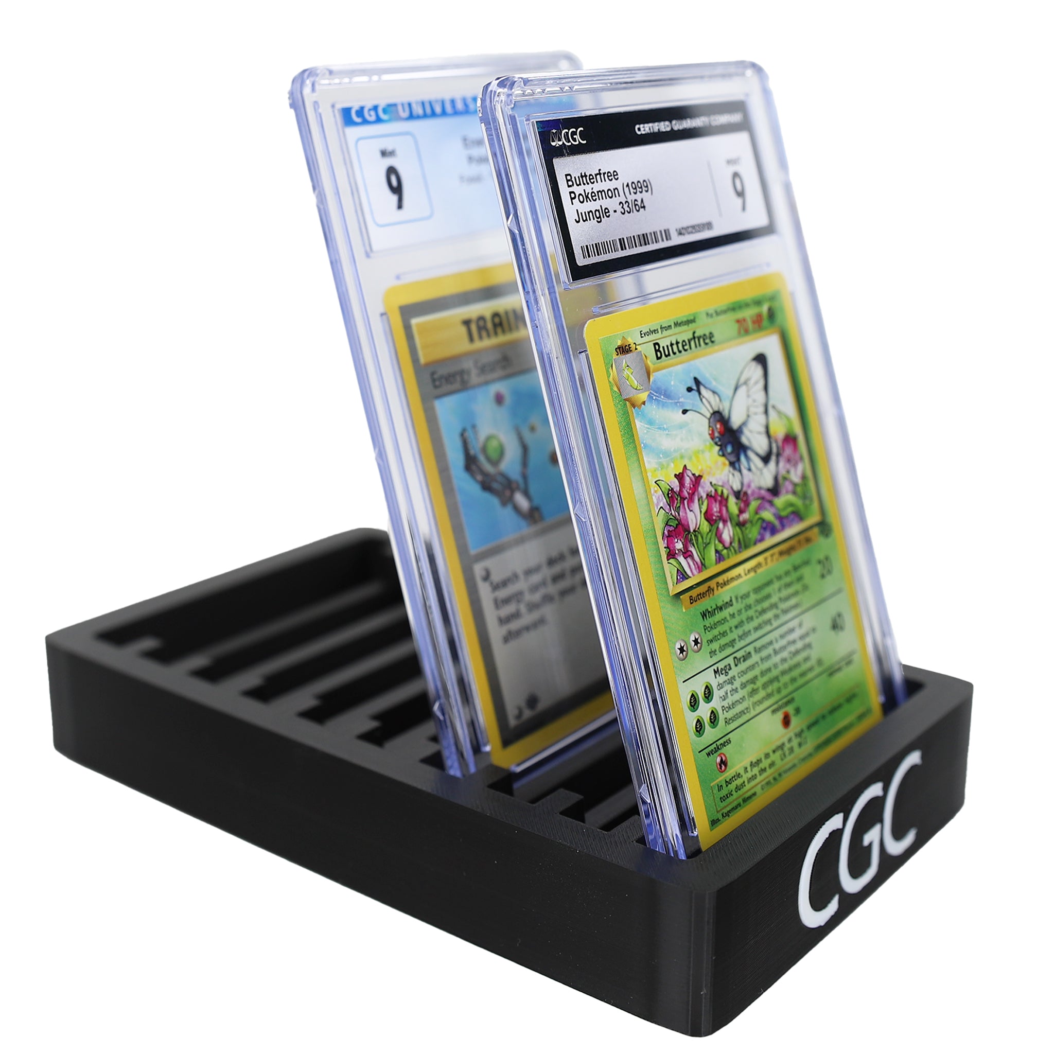 3D Printed CGC Graded Pok mon Slab Holder Secure Storage For 10 3d-printed-cgc-graded-pok-mon-slab-holder-secure-storage-for-10