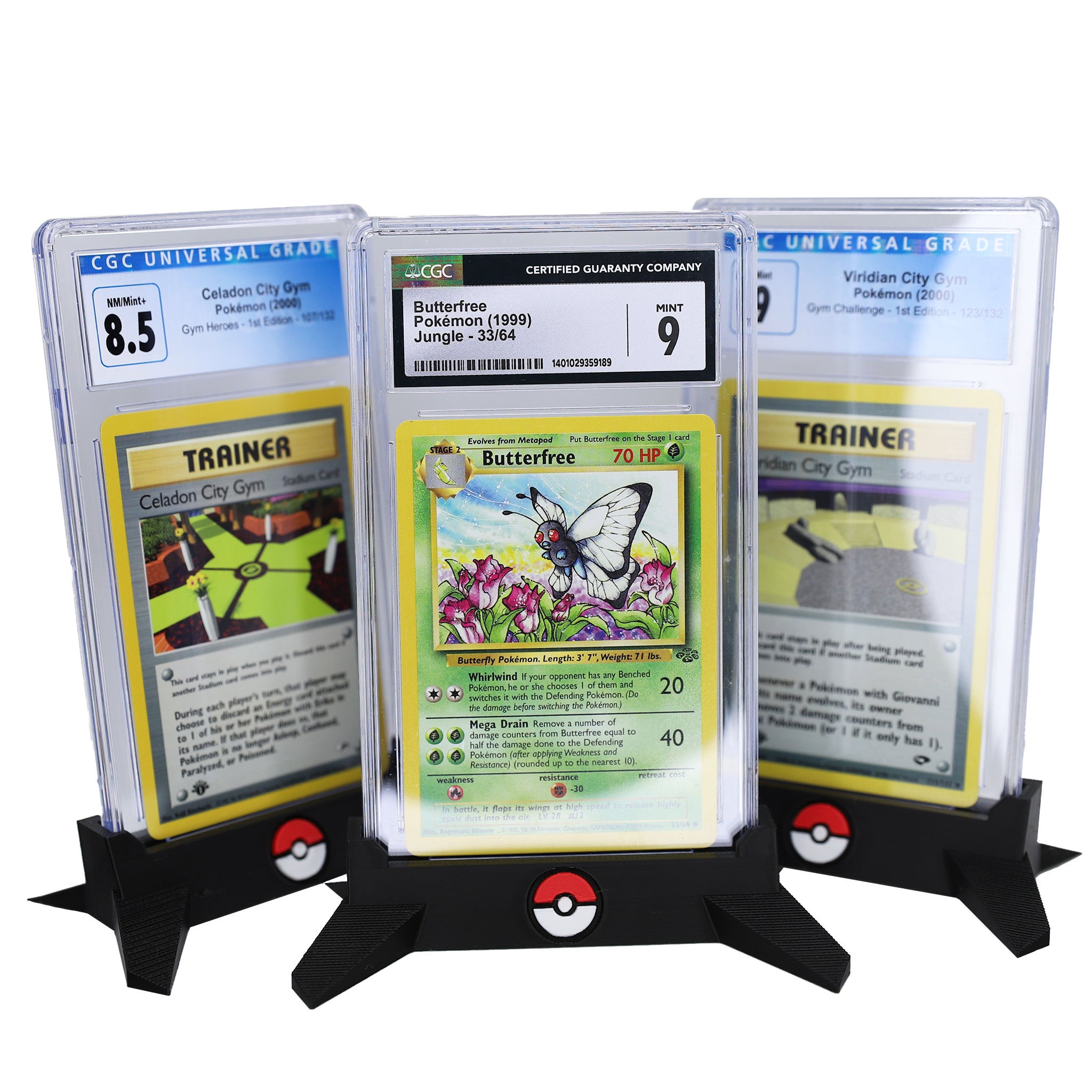 CGC Graded Pokémon Single Slab Pokeball Holder
