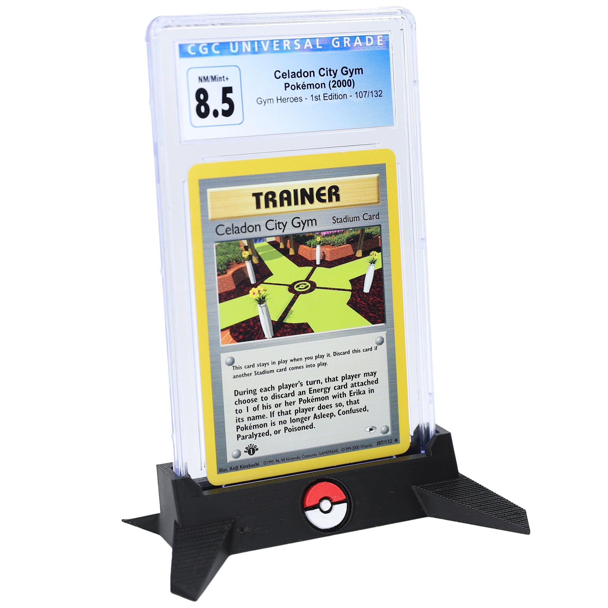 CGC Graded Pokémon Single Slab Pokeball Holder