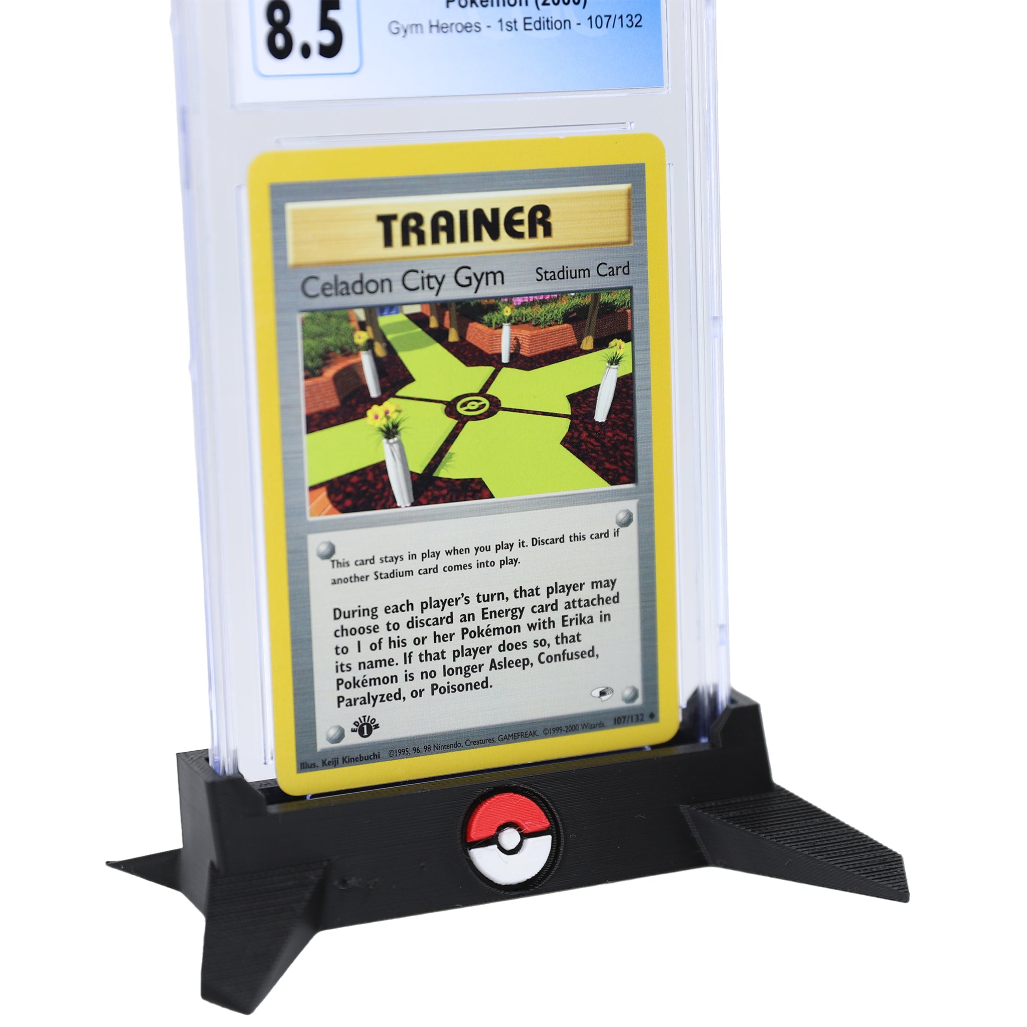CGC Graded Pokémon Single Slab Pokeball Holder