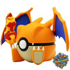 Charizard Character Ball 3D Printed Collectable