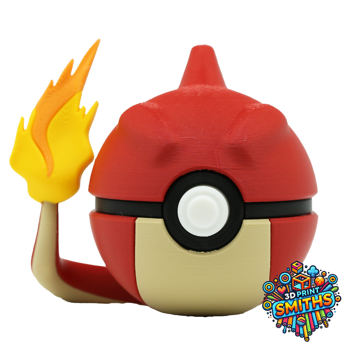 Charmeleon Character Ball 3D Printed Collectable