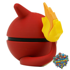 Charmeleon Character Ball 3D Printed Collectable