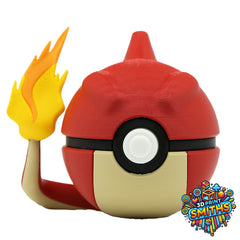 Charmeleon Character Ball 3D Printed Collectable