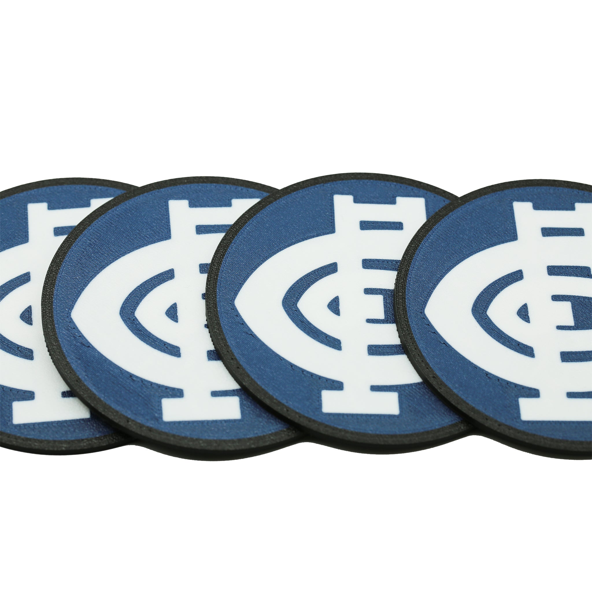 Carlton Blues AFL Coaster 3D Printed Drink Coaster