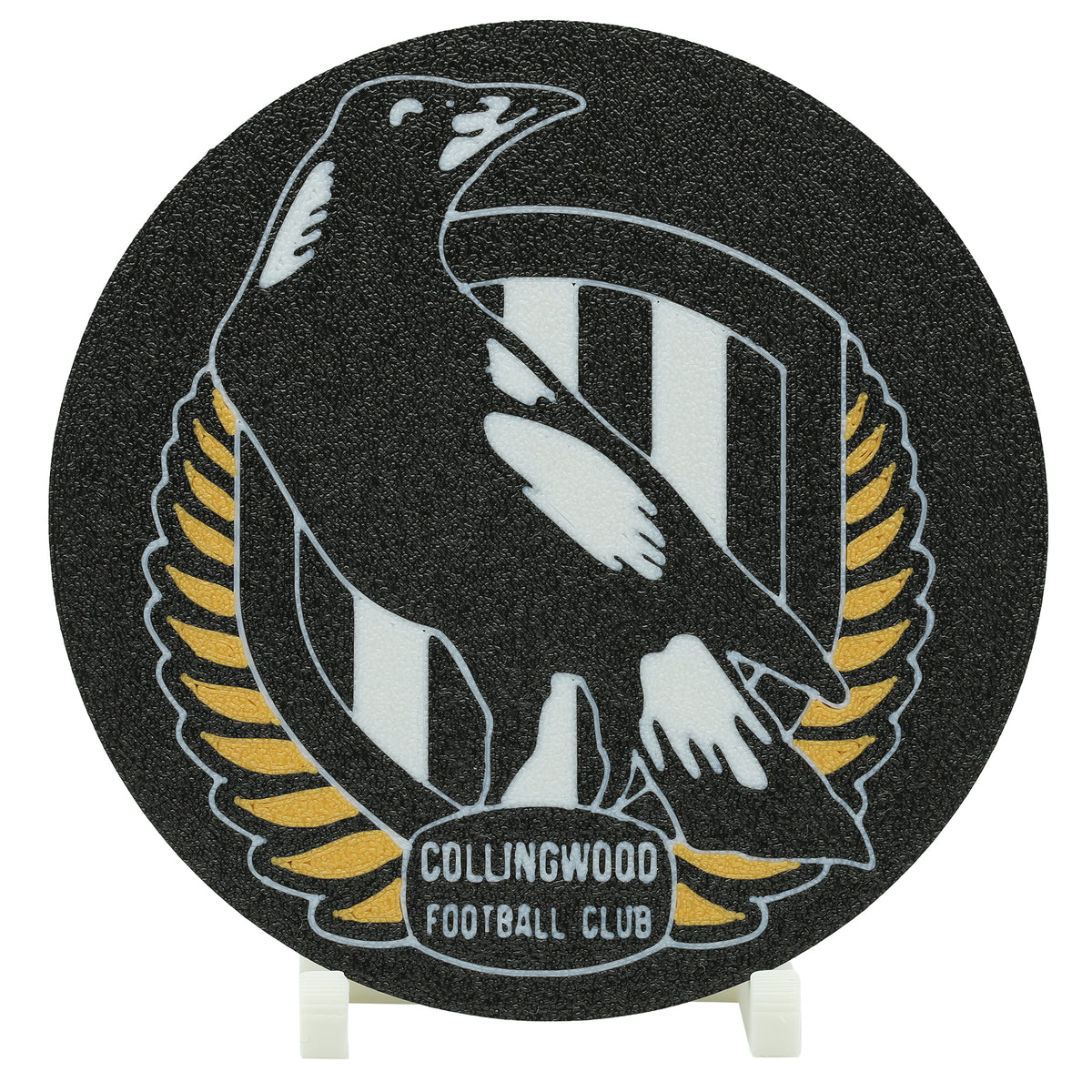 Collingwood Magpies Inspired AFL Coaster 3D Printed Drink Coaster