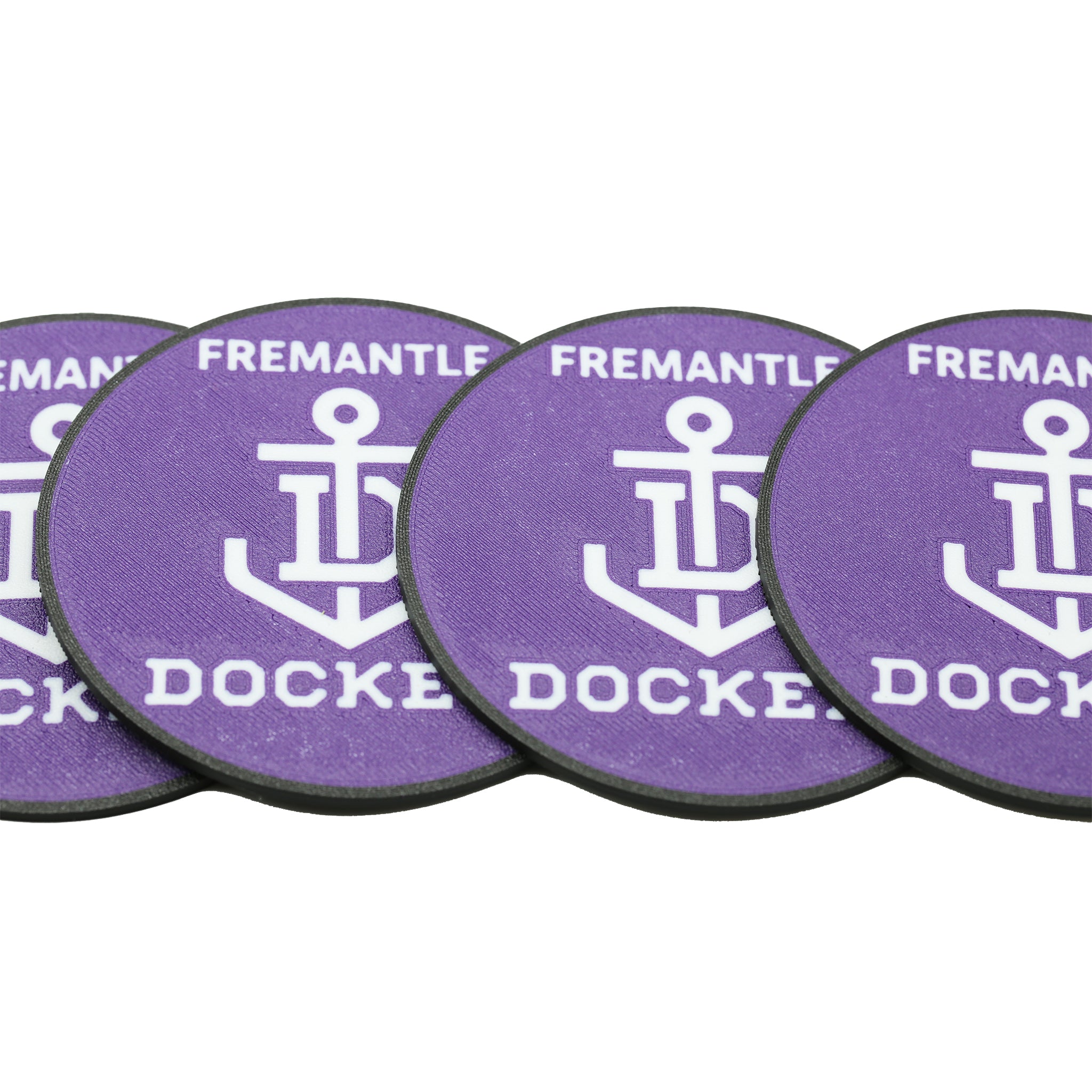 Fremantle Dockers AFL Coaster 3D Printed Drink Coaster