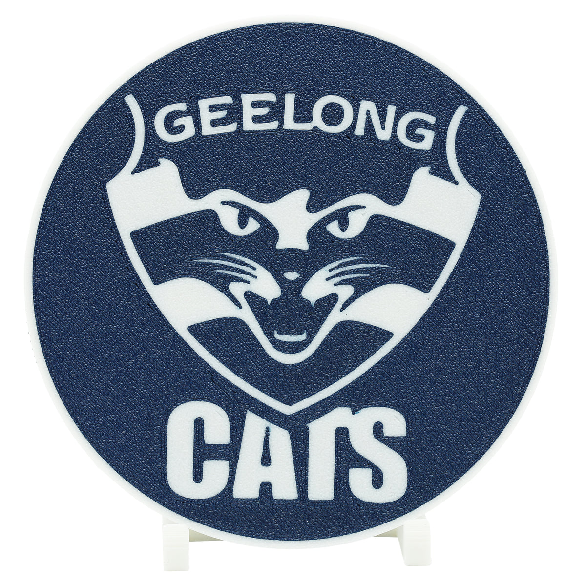 Geelong Cats AFL Coaster 3D Printed Drink Coaster