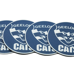Geelong Cats AFL Coaster 3D Printed Drink Coaster