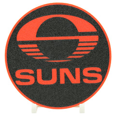 Gold Coast Suns AFL Coaster 3D Printed Drink Coaster