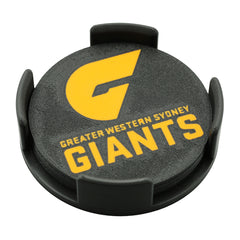 GWS Giants AFL Coaster 3D Printed Drink Coaster
