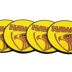 Hawthorn Hawks AFL Coaster 3D Printed Drink Coaster