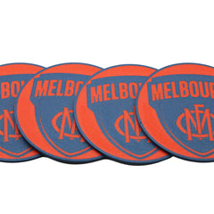 Melbourne Demons AFL Coaster 3D Printed Drink Coaster