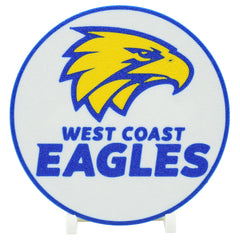 West Coast Eagles AFL Coaster 3D Printed Drink Coaster