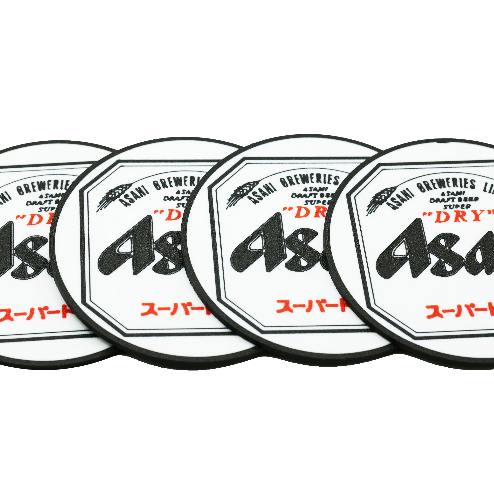 Asahi Beer Coaster 3D Printed Drink Coaster