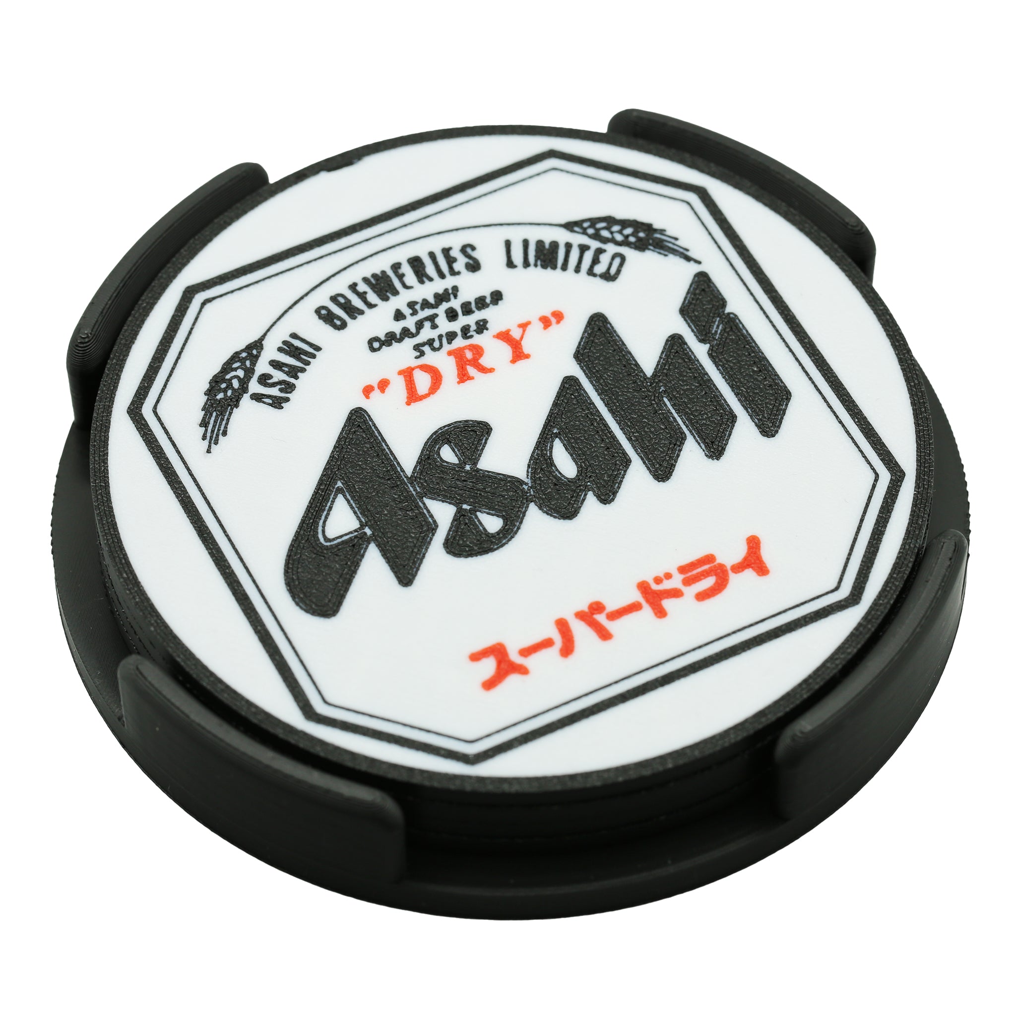 Asahi Beer Coaster 3D Printed Drink Coaster