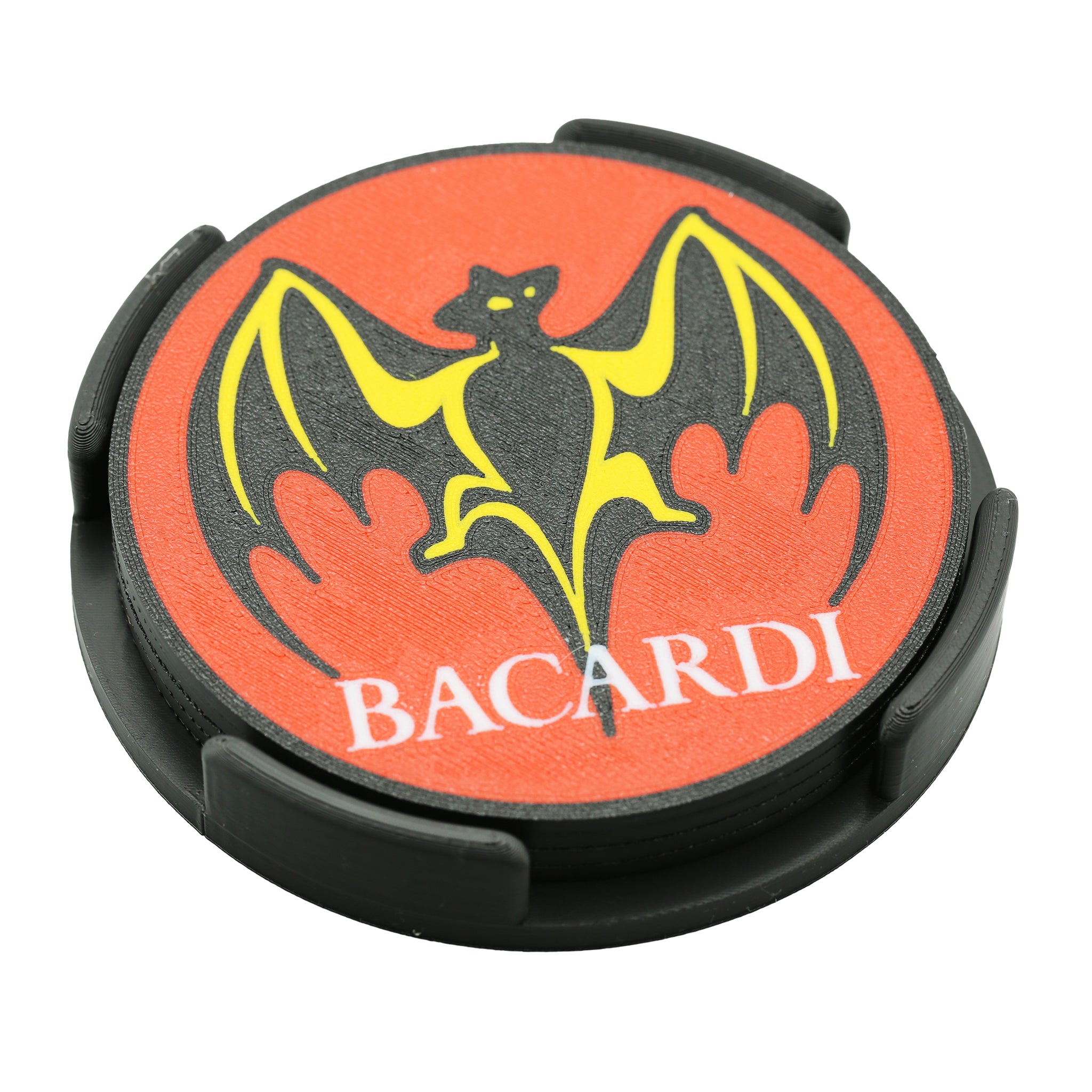 Bacardi Coaster 3D Printed Drink Coaster