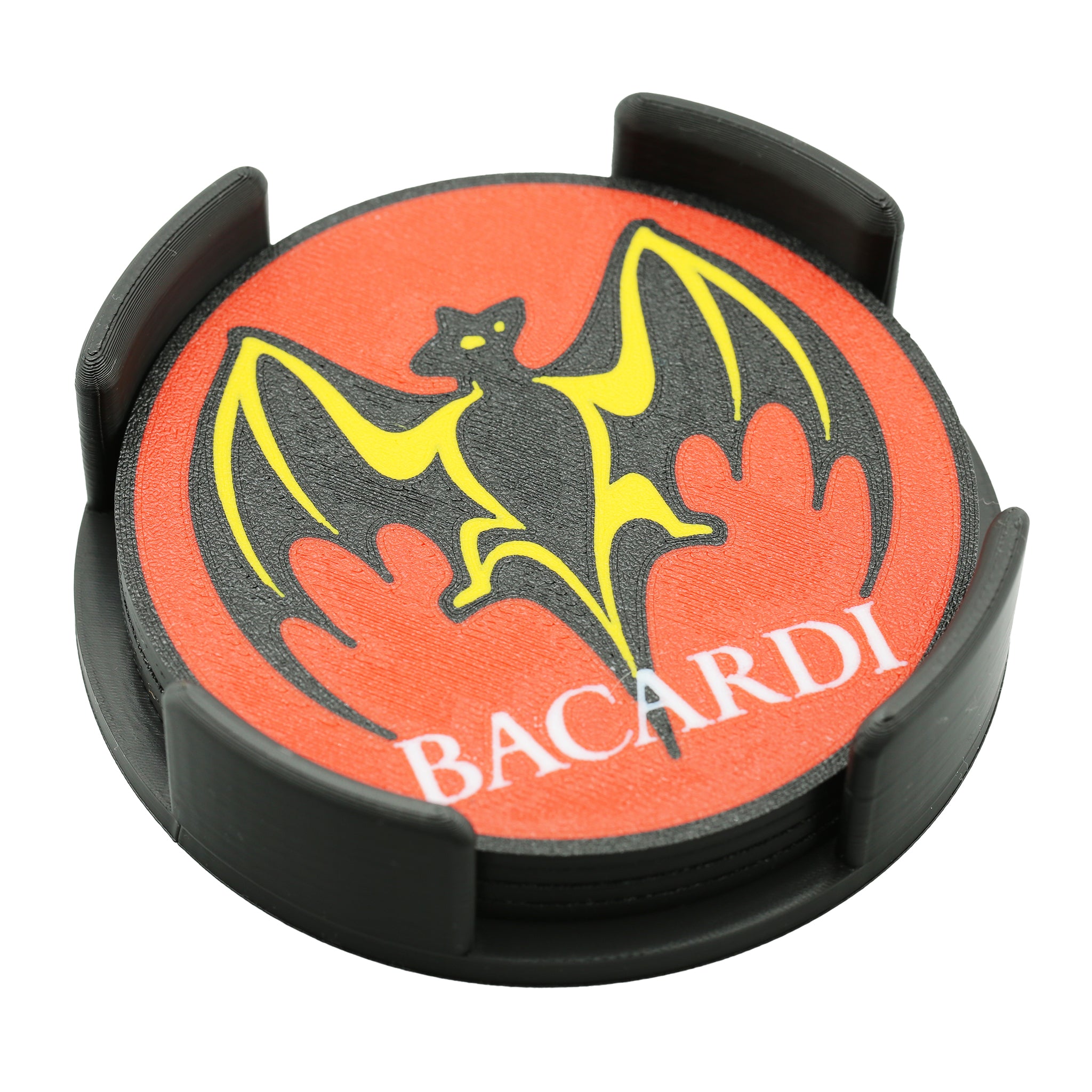 Bacardi Coaster 3D Printed Drink Coaster