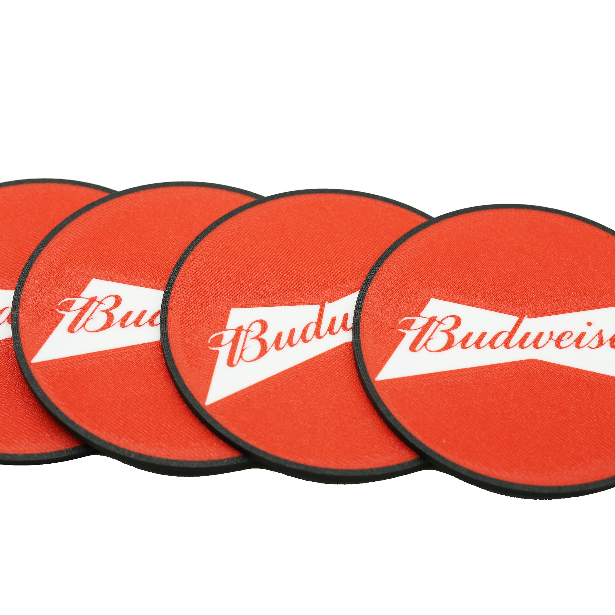 Budweiser Beer Coaster 3D Printed Drink Coaster