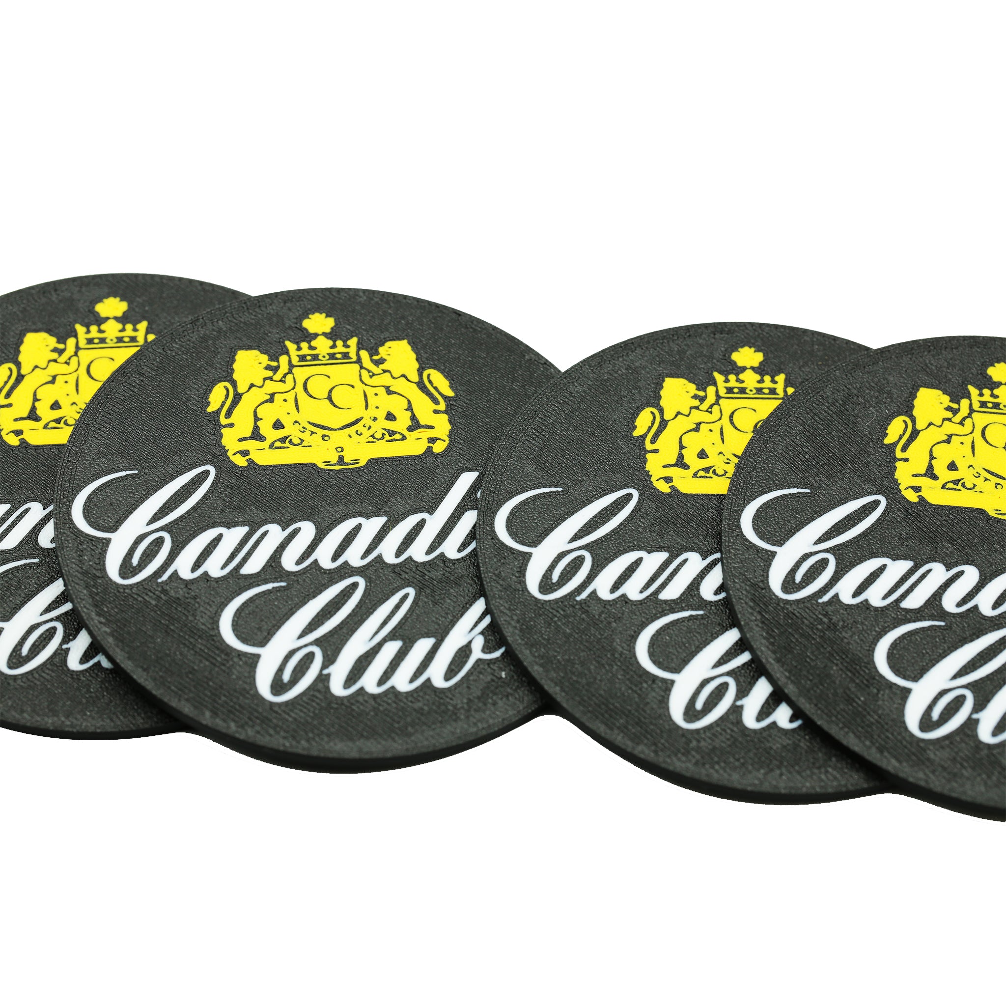 Canadian Club Coaster 3D Printed Drink Coaster