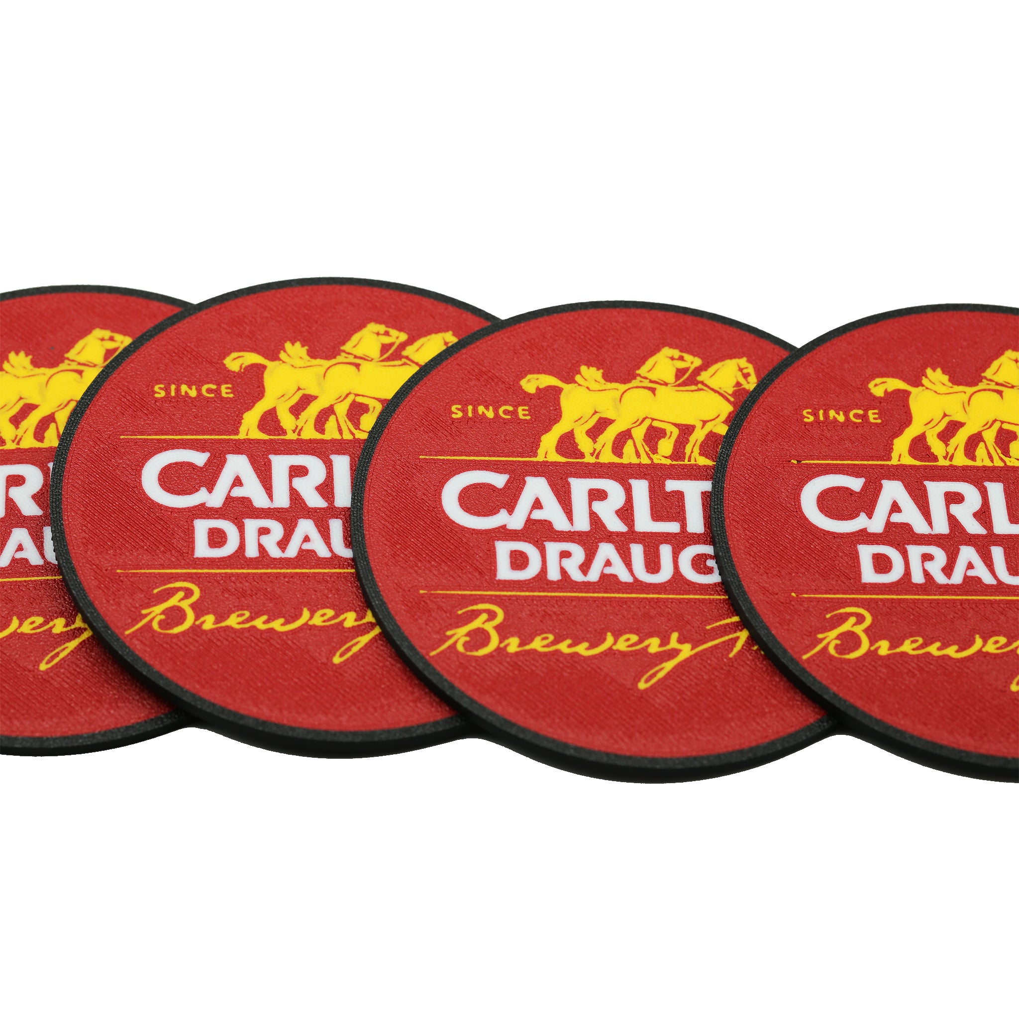 Carlton Draught Beer Coaster 3D Printed Drink Coaster