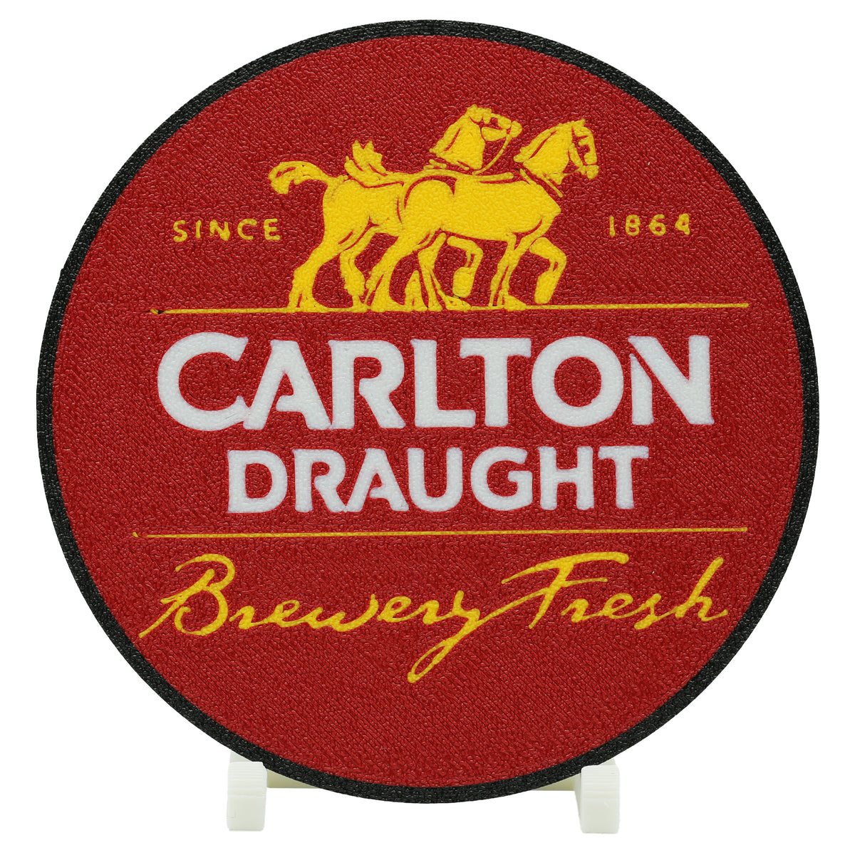 Carlton Draught Beer Coaster 3D Printed Drink Coaster