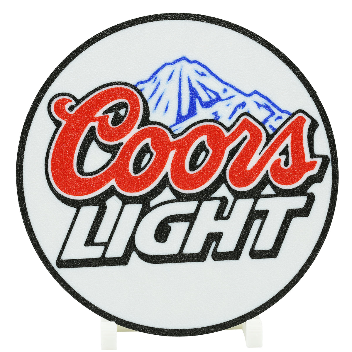 Coors Light Beer Coaster 3D Printed Drink Coaster