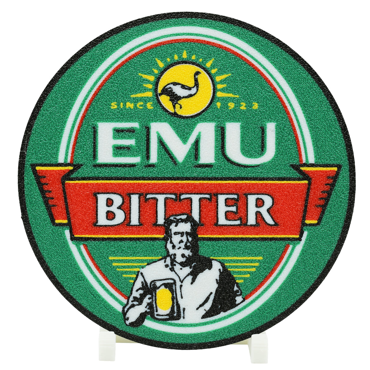 Emu Bitter Beer Coaster 3D Printed Drink Coaster