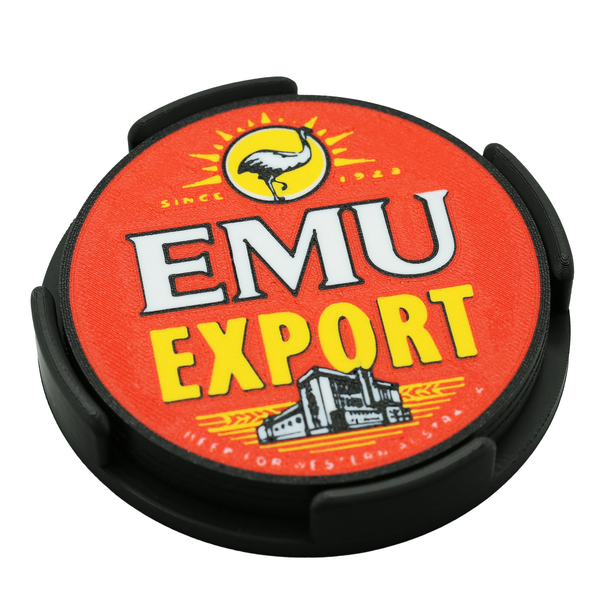 Emu Export Beer Coaster 3D Printed Drink Coaster
