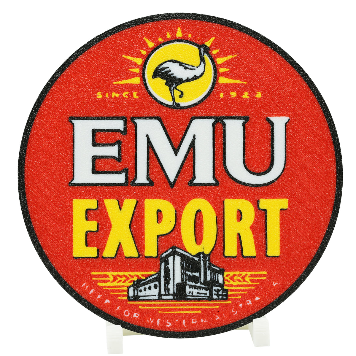 Emu Export Beer Coaster 3D Printed Drink Coaster