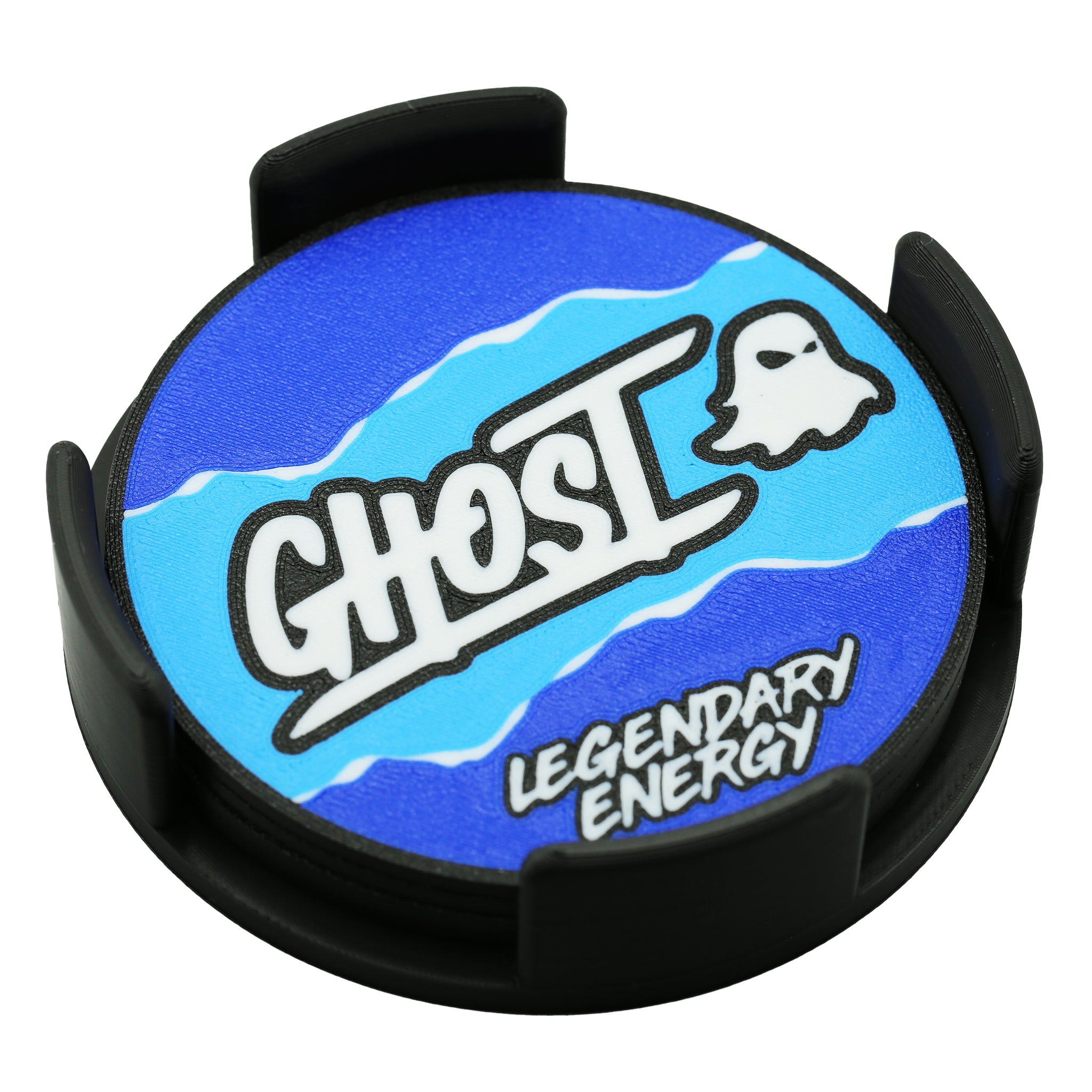 Ghost Energy Coaster 3D Printed Soft Drink Drink Coaster