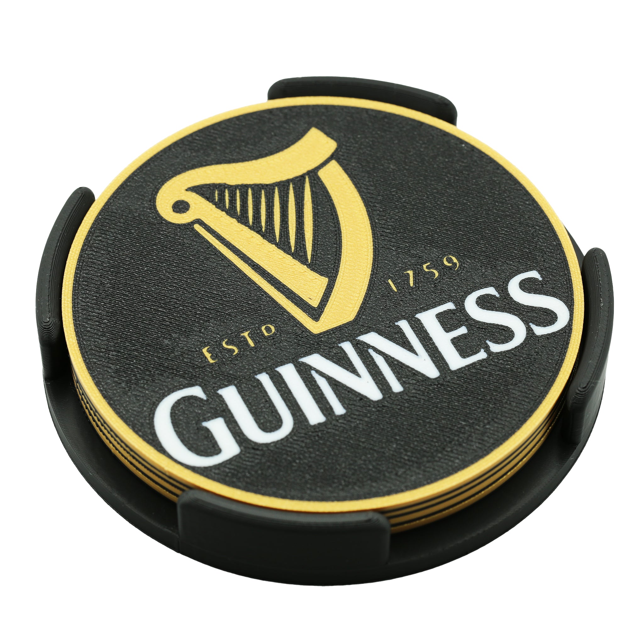Guinness Beer Coaster 3D Printed Drink Coaster