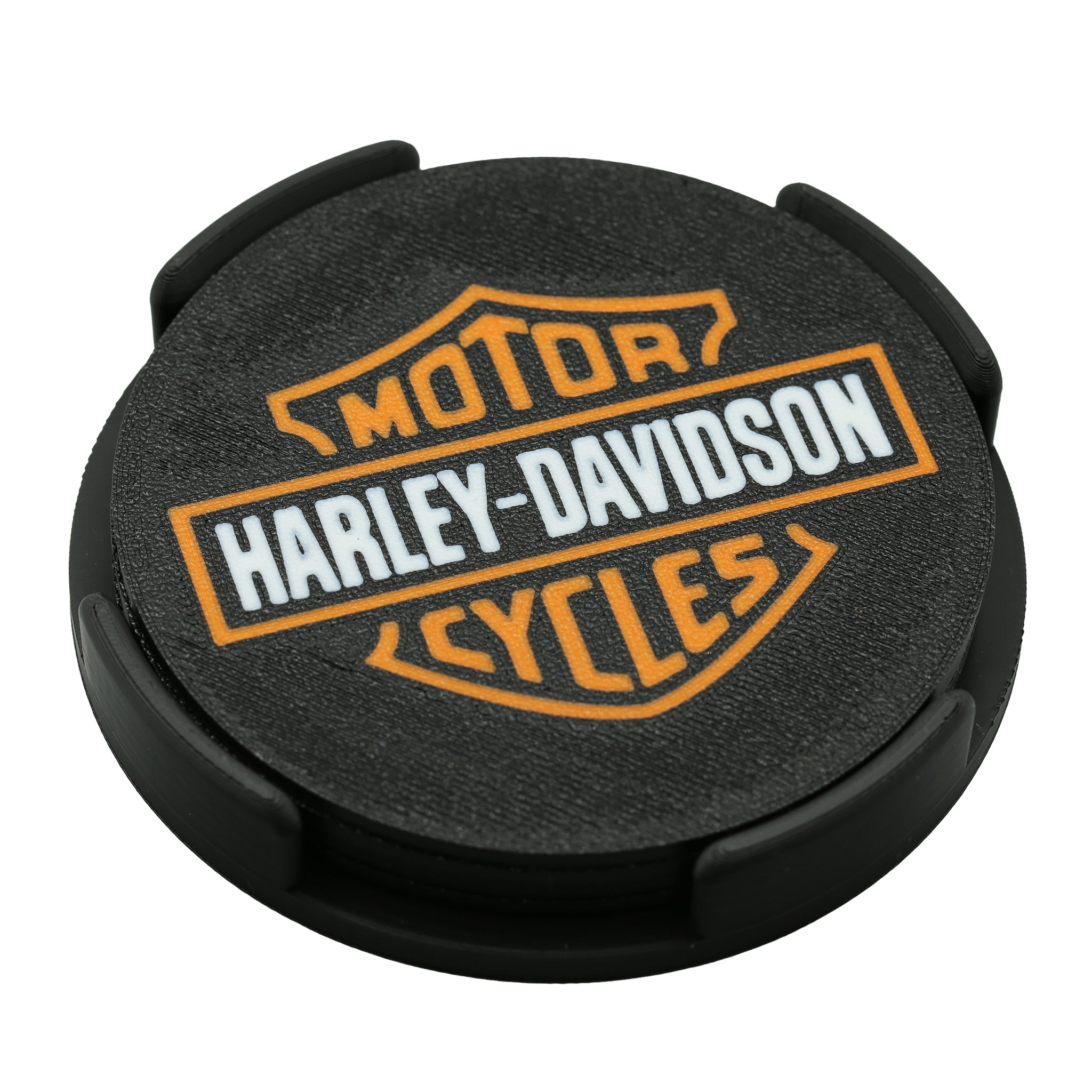 Harley Davidson Logo Coaster 3D Printed Automotive Drink Coaster