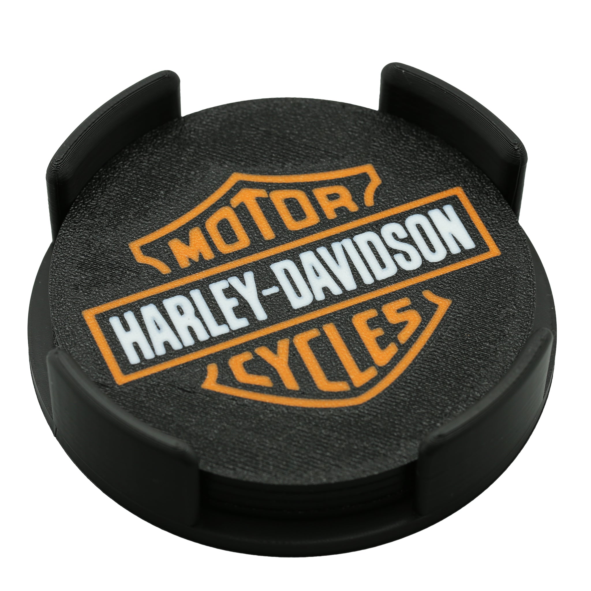 Harley Davidson Logo Coaster 3D Printed Automotive Drink Coaster