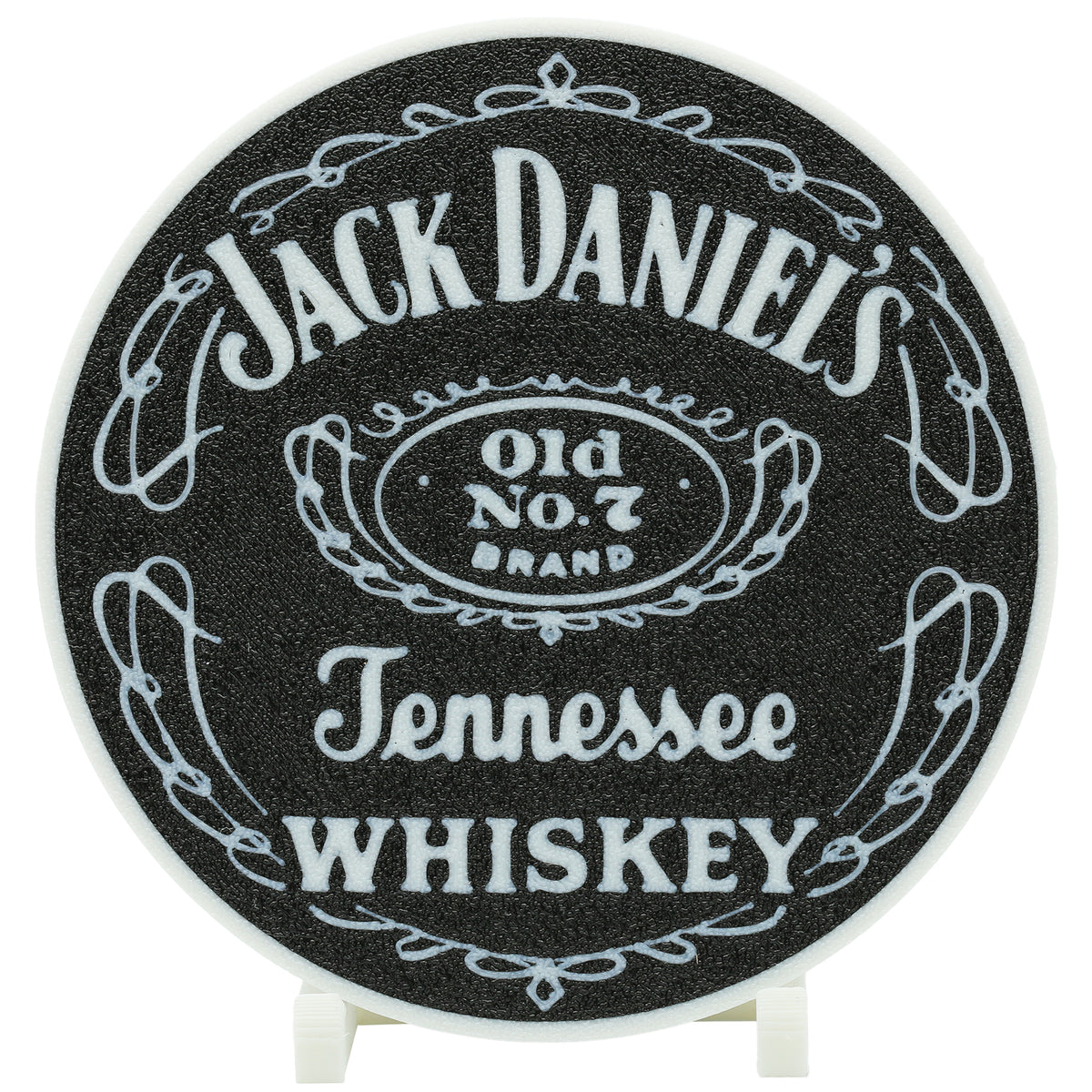 Jack Daniels Whiskey Coaster 3D Printed Drink Coaster