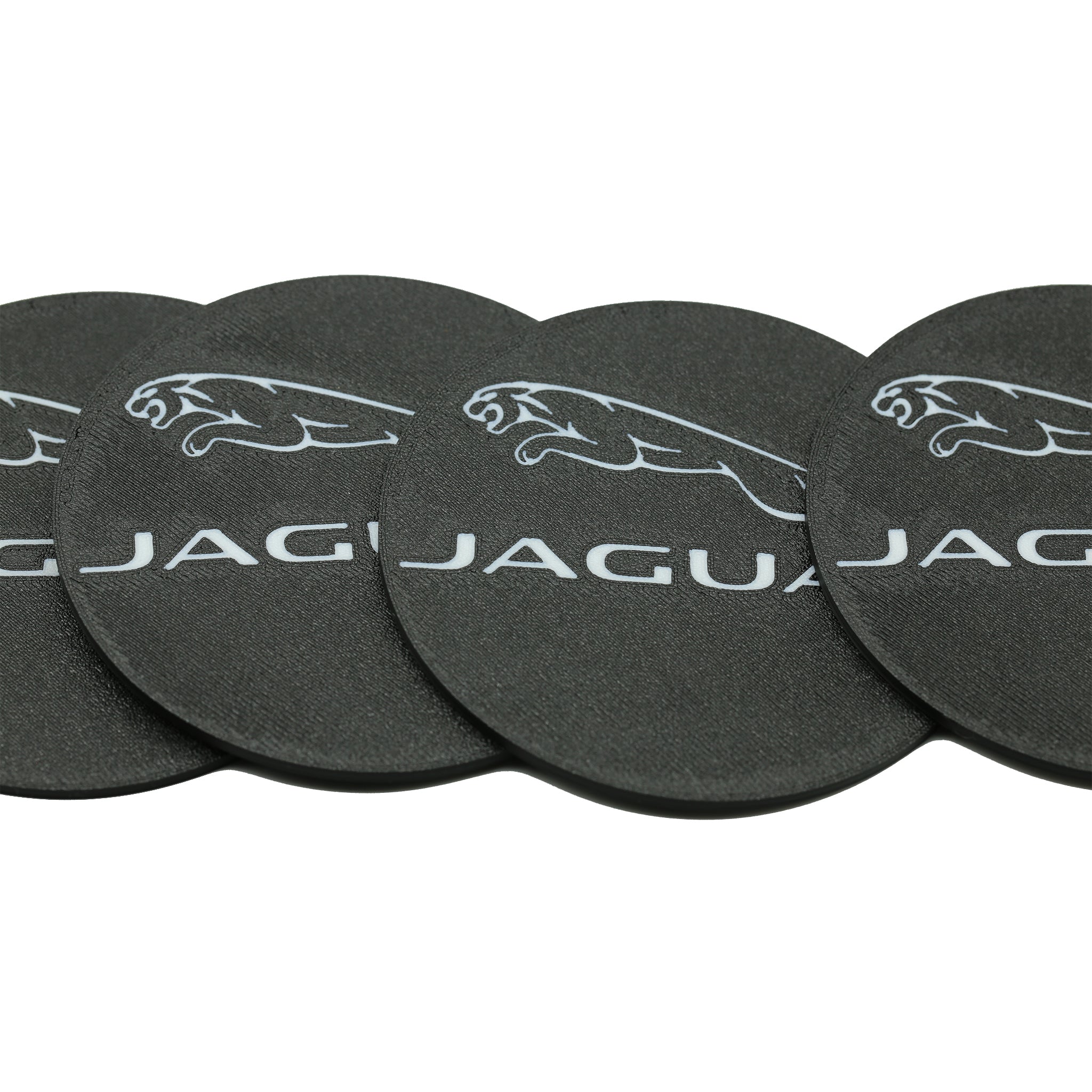 Jaguar Logo Coaster 3D Printed Automotive Drink Coaster