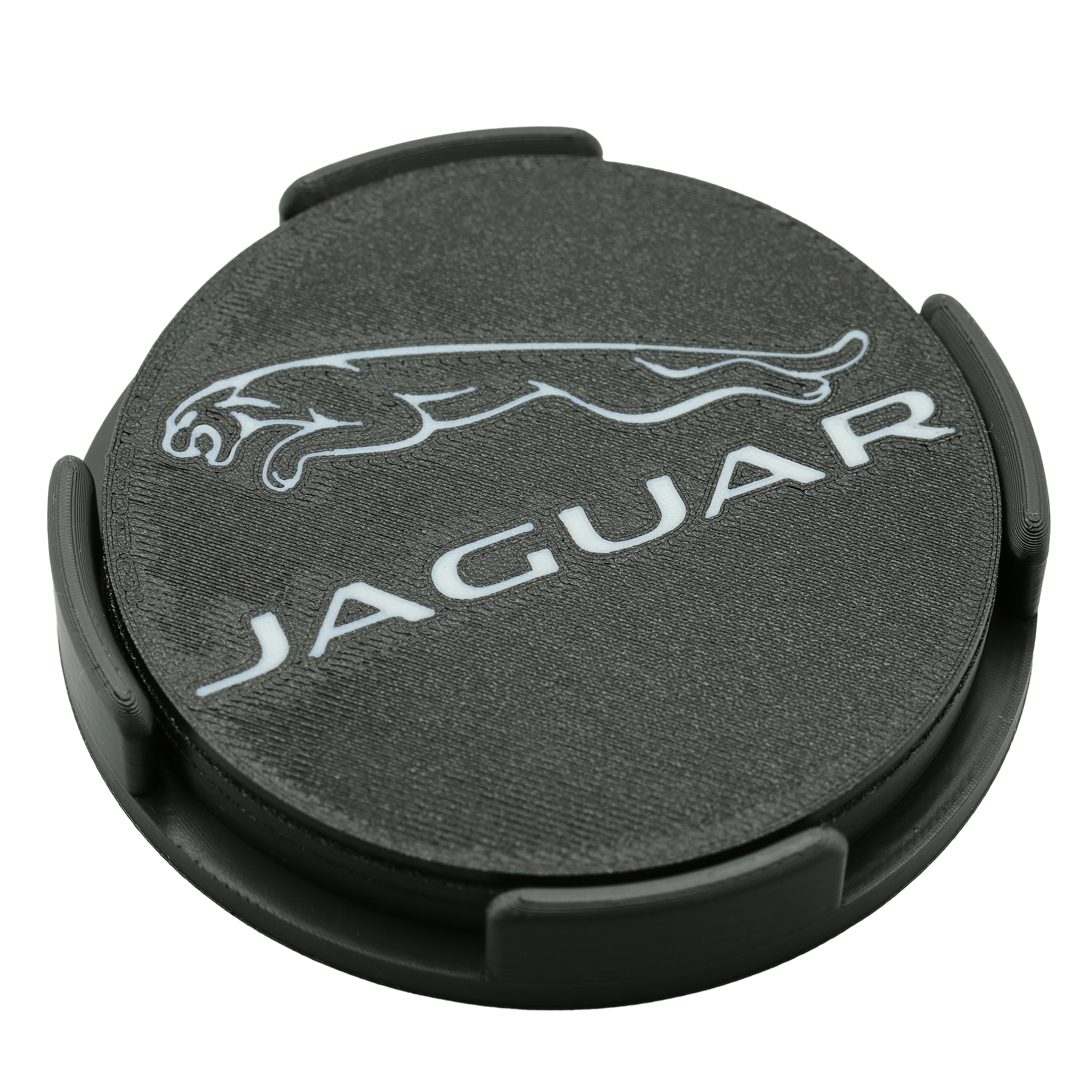 Jaguar Logo Coaster 3D Printed Automotive Drink Coaster