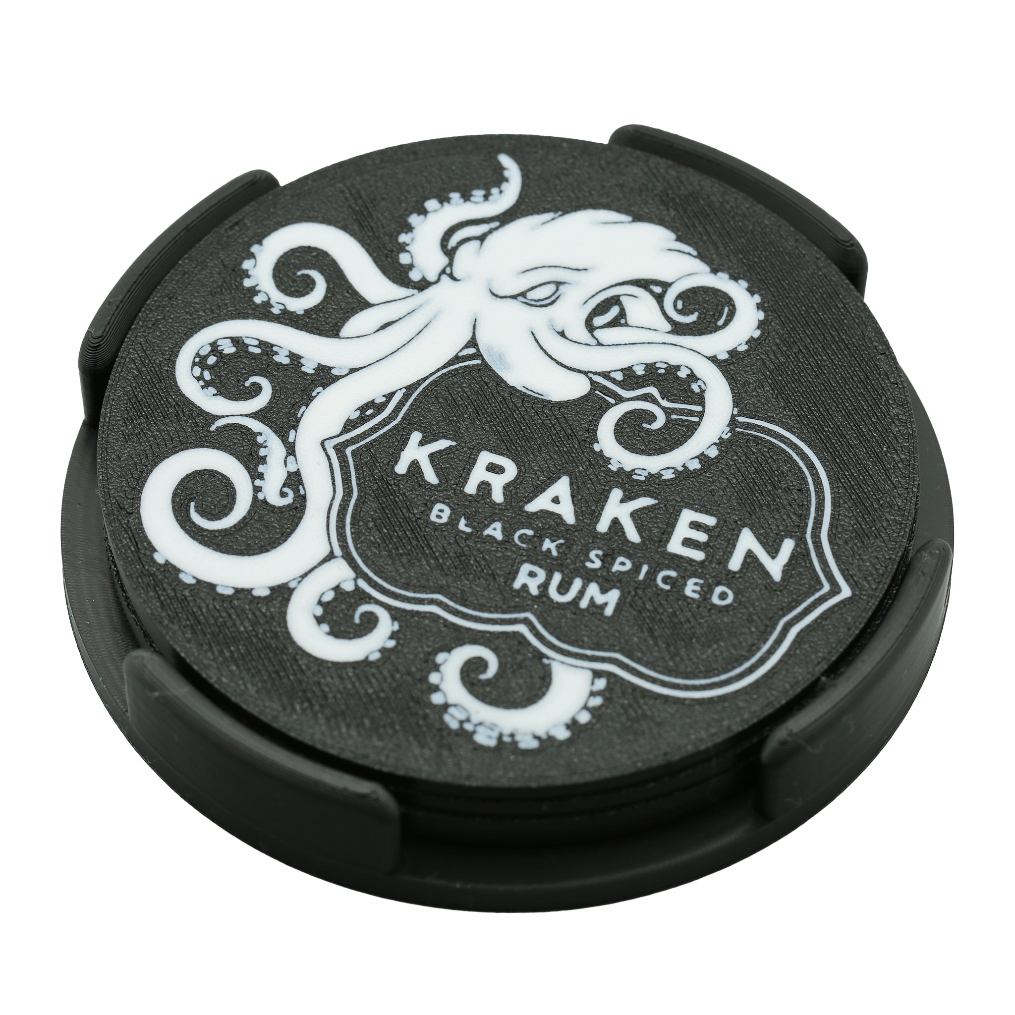 Kraken Rum Coaster 3D Printed Drink Coaster
