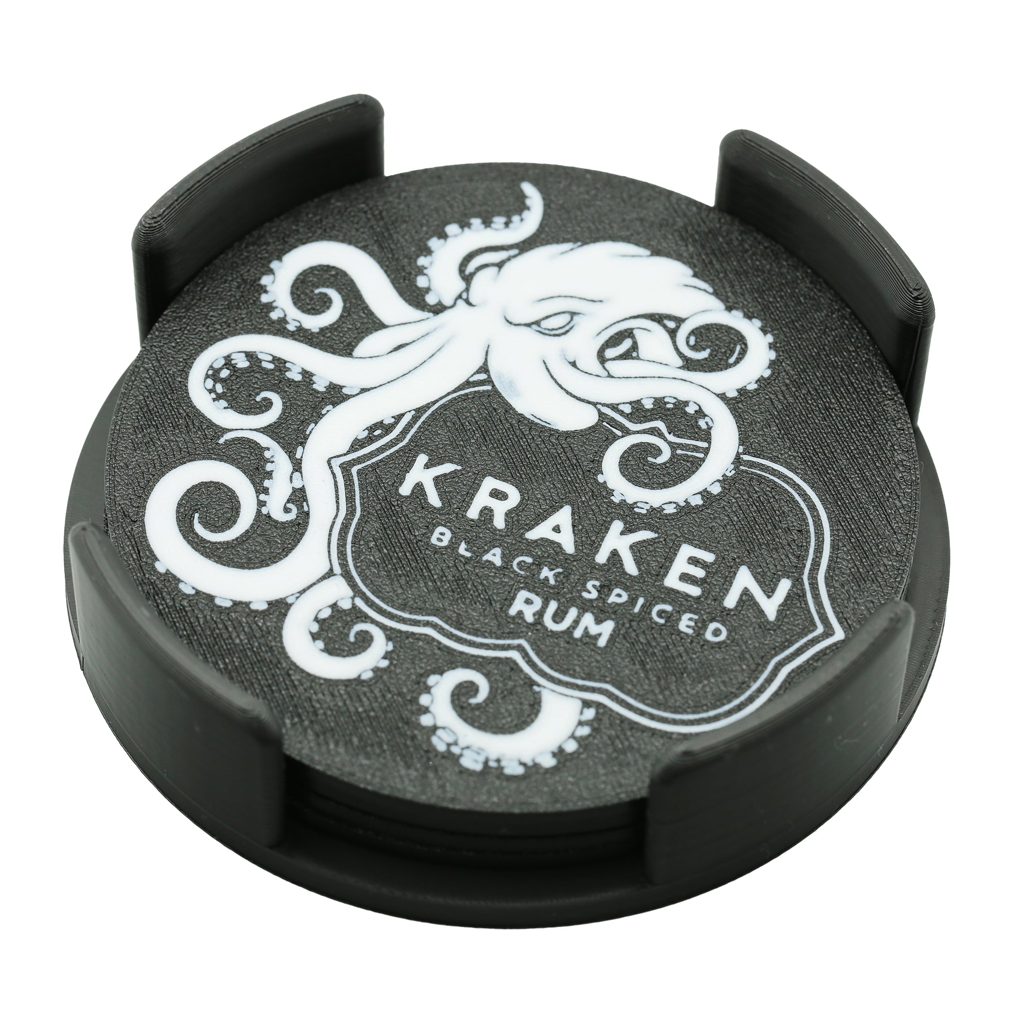 Kraken Rum Coaster 3D Printed Drink Coaster