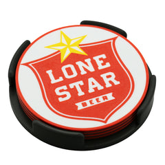 Lone Star Beer Coaster 3D Printed Drink Coaster