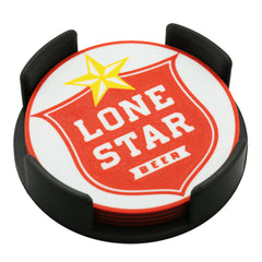 Lone Star Beer Coaster 3D Printed Drink Coaster