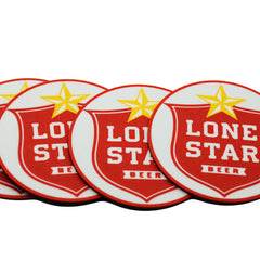 Lone Star Beer Coaster 3D Printed Drink Coaster