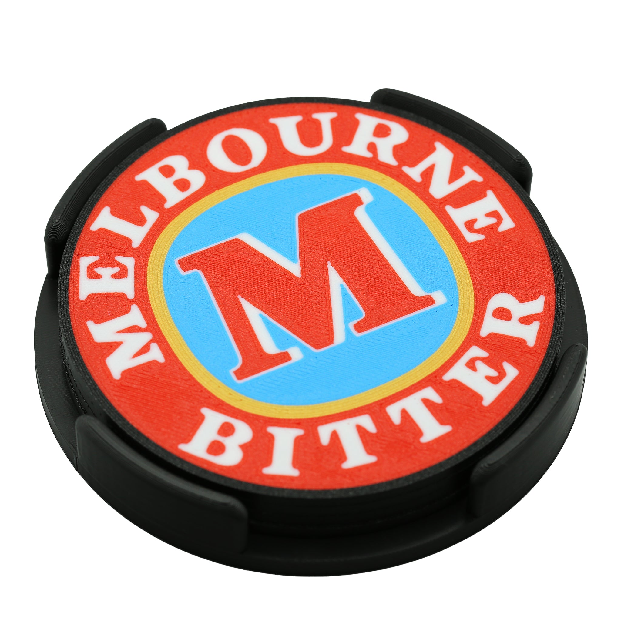 Melbourne Bitter Beer Coaster 3D Printed Drink Coaster