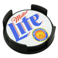 Miller Lite Wheat Logo Coaster 3D Printed Drink Coaster