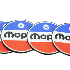 Mopar Round Logo Coaster 1972–1984 3D Printed Automotive Drink Coaster