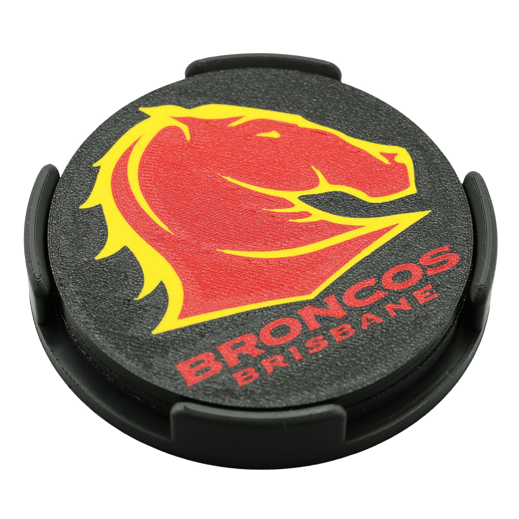 Brisbane Broncos NRL Coaster 3D Printed Drink Coaster